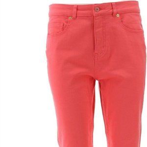 NWT ISAAC‎ MIZRAHI ICON GRACE ANKLE JEANS 24W